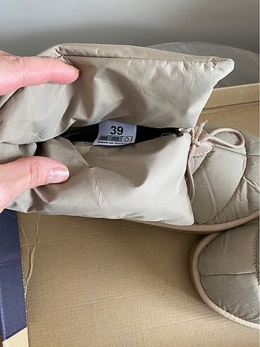 39 Beden Paraşüt kumaş kadın bot