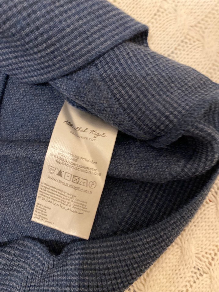 Abdullah Kiğılı Yünlü 4XL Beden Kazak - Görsel 3