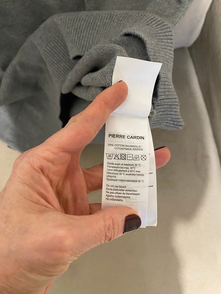 Yeni Etiketli Büyük Beden Pierre Cardin Erkek Kazak - Görsel 3