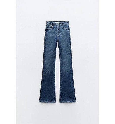 Zara Yüksek Bel Flare Jean