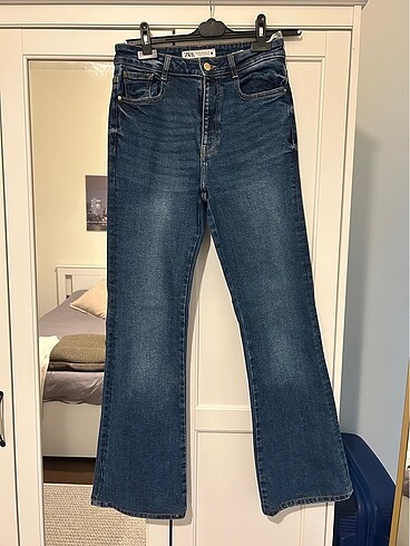 Zara Zara Yüksek Bel Flare Jean