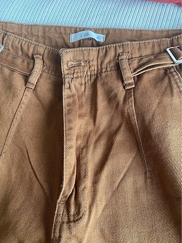 Defacto mom pantolon taba rengi
