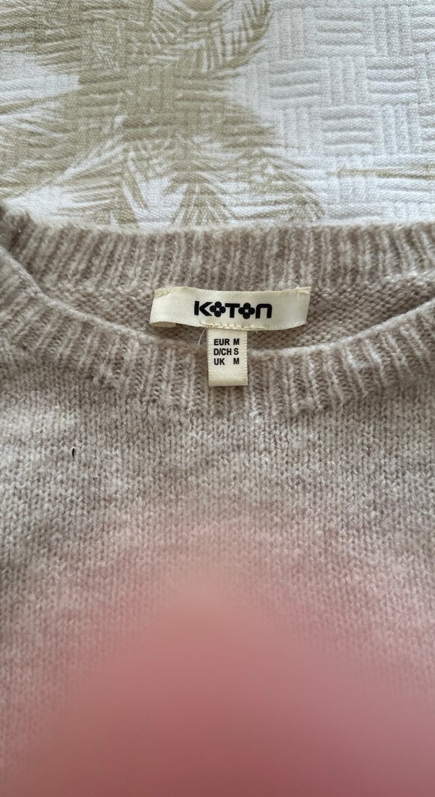 Gri Bisiklet Yaka Örgü Kadın Kazak - Görsel 2