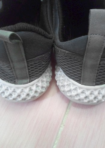 Siyah Gri Bağcıklı Kadın Spor Ayakkabı - Görsel 5