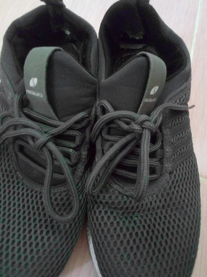 Siyah Gri Bağcıklı Kadın Spor Ayakkabı - Görsel 2