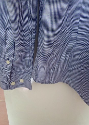 Gri Pamuklu Erkek Uzun Kollu Gömlek - Görsel 4