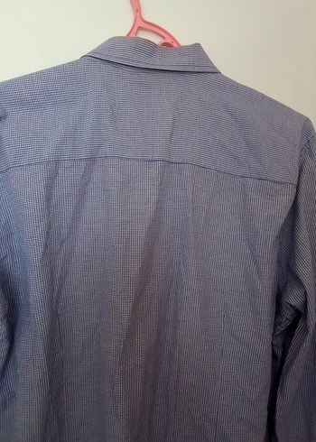 Gri Pamuklu Erkek Uzun Kollu Gömlek - Görsel 3