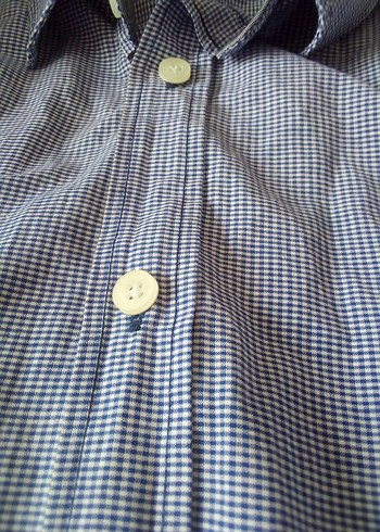 Gri Pamuklu Erkek Uzun Kollu Gömlek - Görsel 5