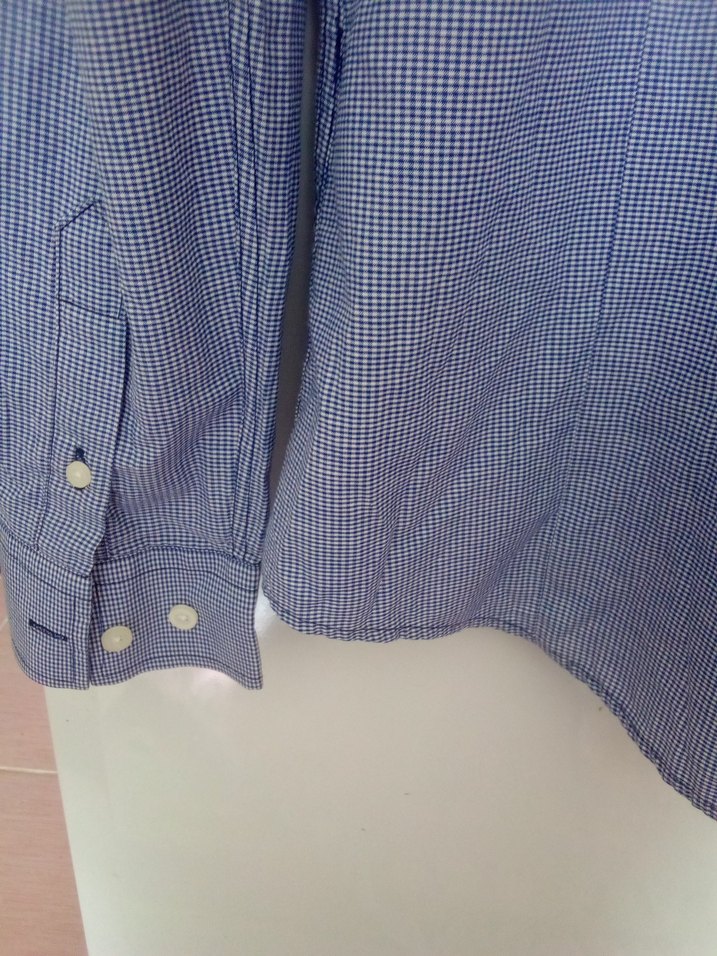 Gri Pamuklu Erkek Uzun Kollu Gömlek - Görsel 4