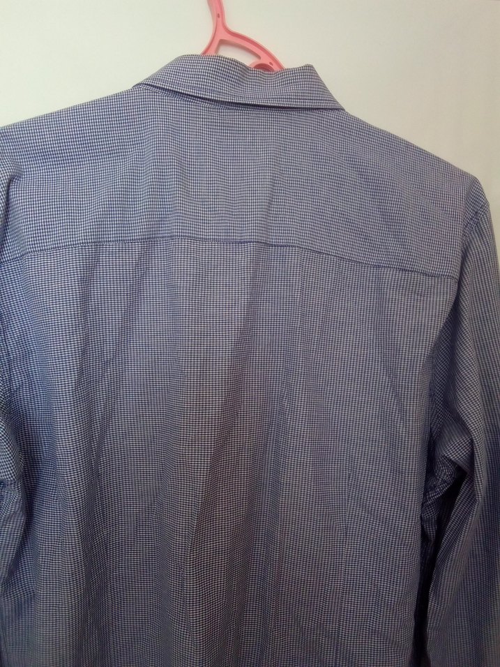 Gri Pamuklu Erkek Uzun Kollu Gömlek - Görsel 3