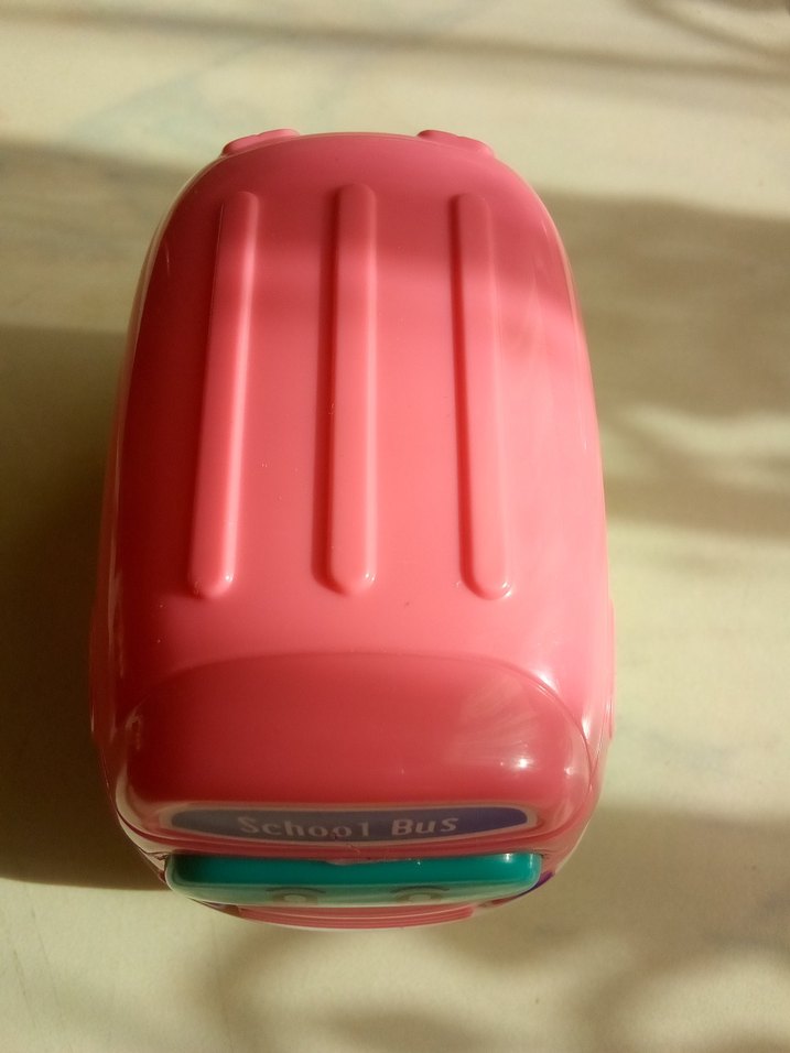 Renkli Pembe Oyuncak Okul Otobüsü - Görsel 2