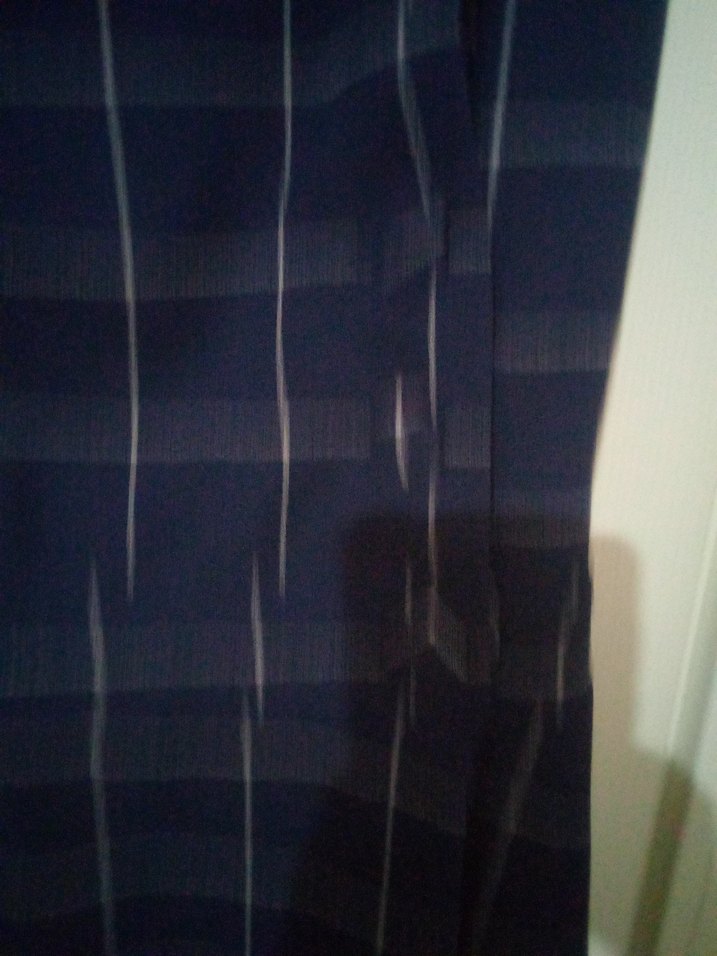 Lacivert Kareli Midi Elbise - Görsel 4