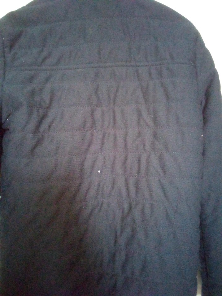 Erkek Siyah Fermuarlı Yüksek Yakalı Ceket - Görsel 3