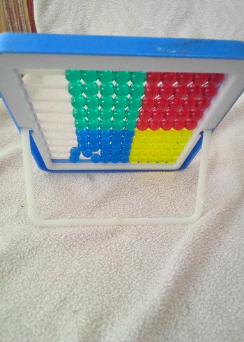 Renkli Boncuklu Abaküs Eğitim Oyuncağı - Görsel 2