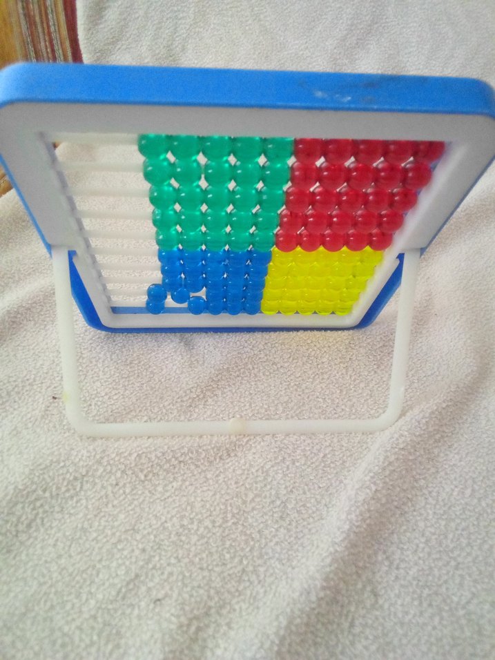 Renkli Boncuklu Abaküs Eğitim Oyuncağı - Görsel 2