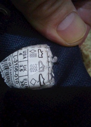 Erkek Koyu Mavi Spor Ayakkabı Bağcıkları - Görsel 8