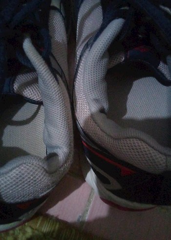 Erkek Koyu Mavi Spor Ayakkabı Bağcıkları - Görsel 6