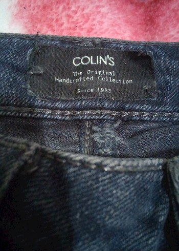 Gri Kadın Denim Kemerli Jean - Görsel 2