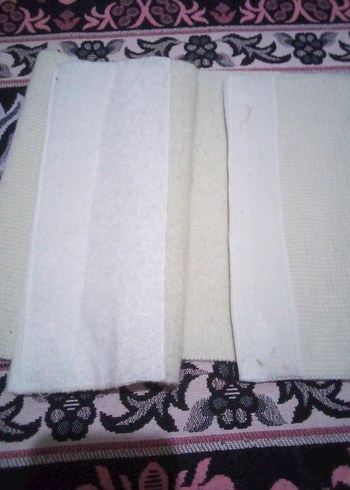 Baskılı Beyaz Egzersiz Matı(Bel Korse) - Görsel 3