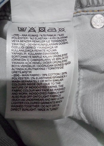 Mavi Normal Kesim Kadın Denim Pantolon - Görsel 7