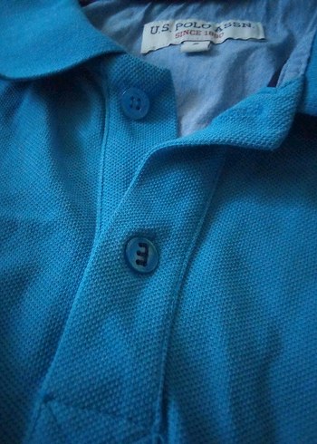 Erkek Mavi Polo Tişört - Görsel 7