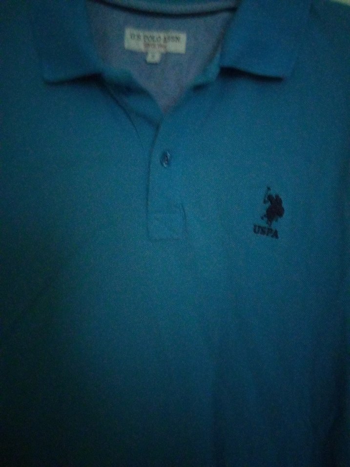 Erkek Mavi Polo Tişört - Görsel 2