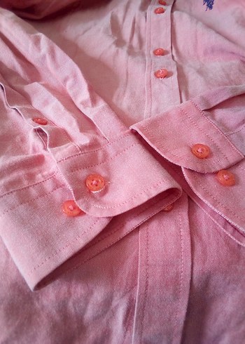 Uzun Kollu Pembe Erkek Gömlek - Görsel 4