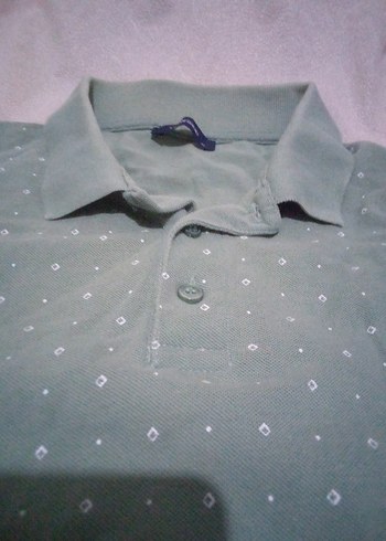 Düğmeli Yeşil Erkek Polo Tişört - Görsel 3