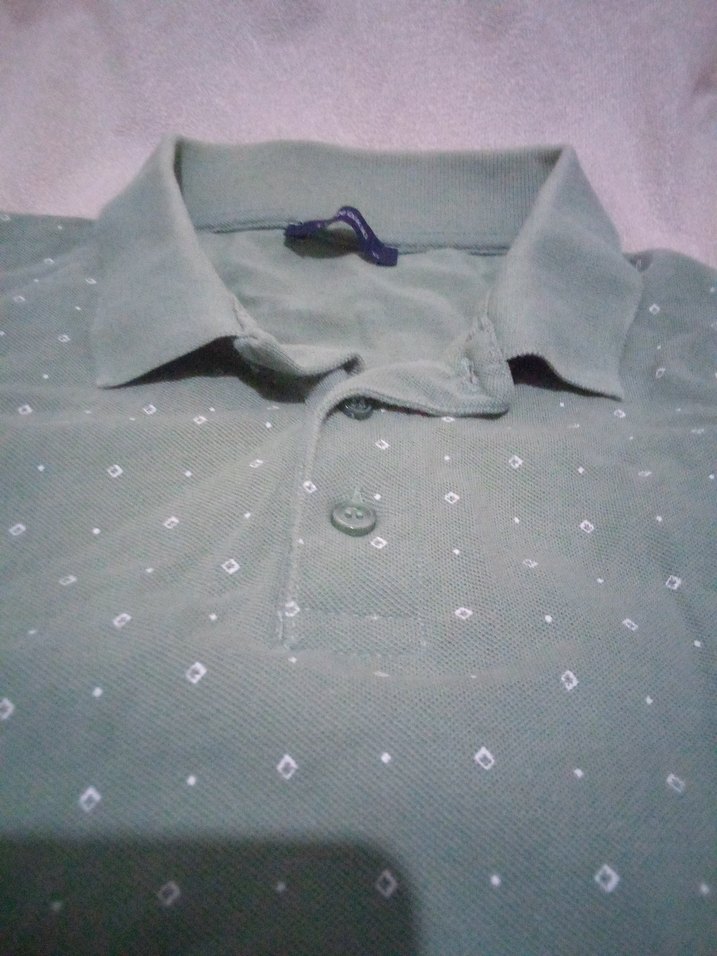 Düğmeli Yeşil Erkek Polo Tişört - Görsel 3