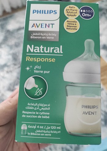 Philips Avent Bebek Cam Biberon 120 ml Yeşil