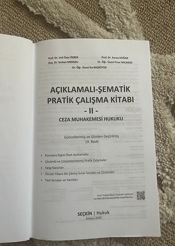 Pratik Çalışma Kitabı II - Ceza Muhakemesi Hukuku