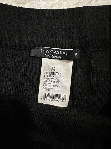 LC Waikiki Yırtmaçlı triko etek