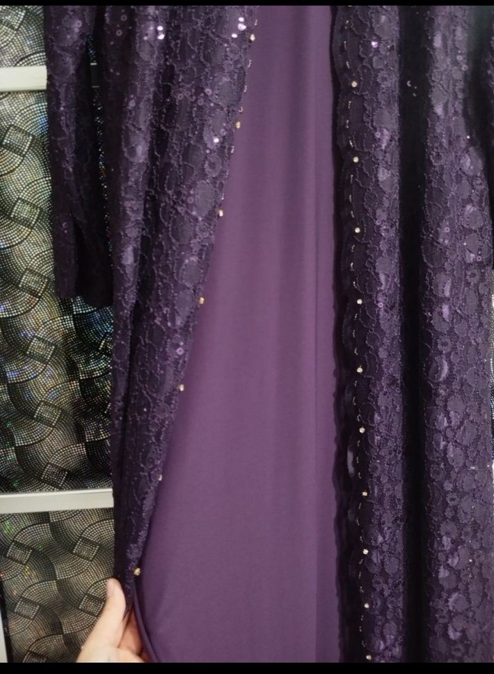 Tesettür Büyük Beden Abiye - Görsel 2