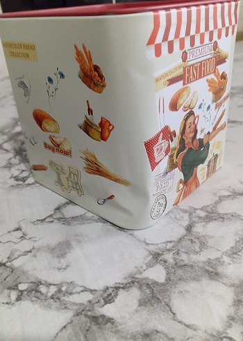 Pastel Renkli Khaki Plastik Gıda Kabı - Görsel 2