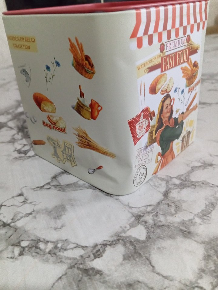 Pastel Renkli Khaki Plastik Gıda Kabı - Görsel 2