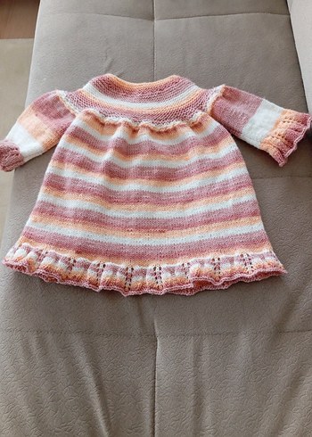 Kız Çocuk Bohem Örgü Hırka - Görsel 2