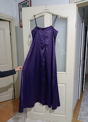 Saten elbise  - Görsel 4