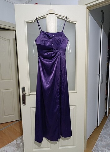 Saten elbise  - Görsel 2