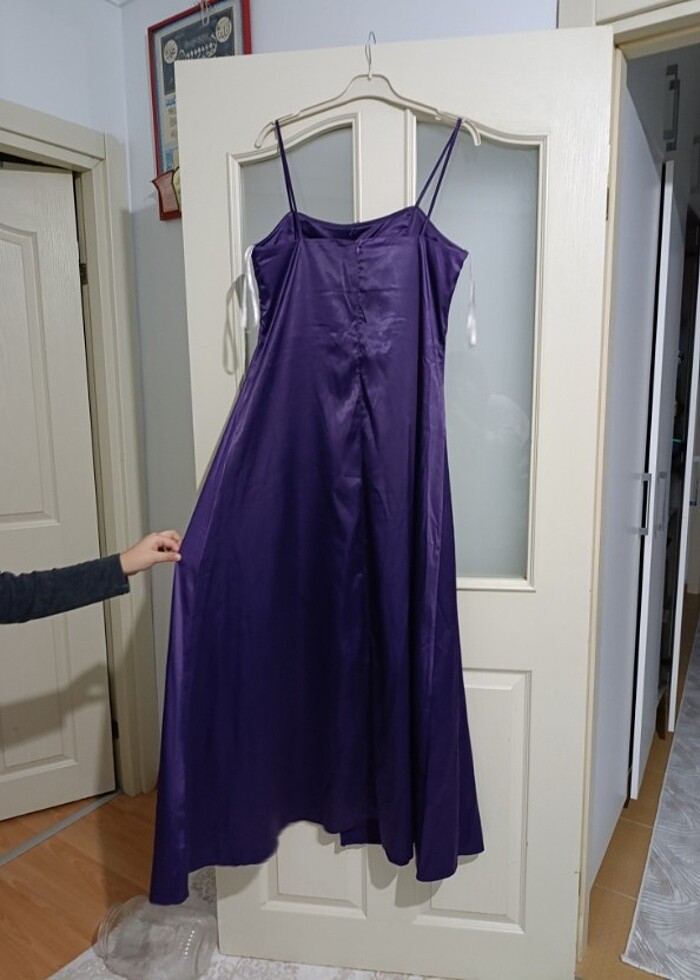 Saten elbise  - Görsel 4