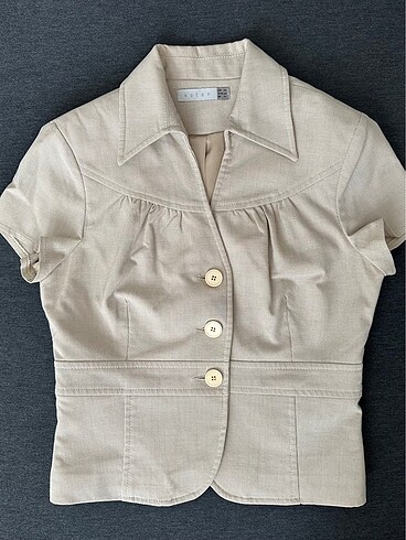 36 Beden Koton marka crop ceket