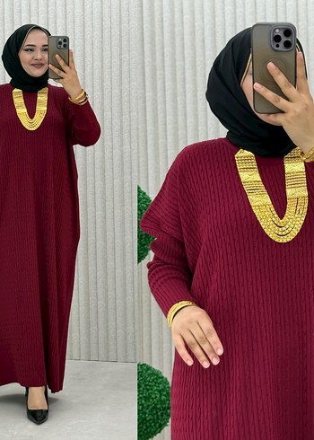 Kadın Çok Renkli Uzun Triko Elbise - Görsel 4