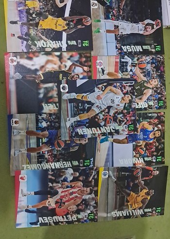 Basketbol Oyuncu Kartlari Seti