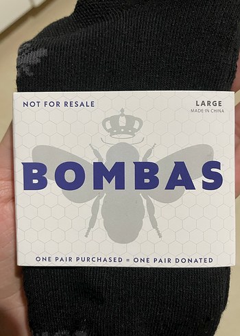 Siyah Midi Erkek Çorap - Bombas - Görsel 3