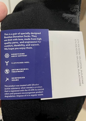 Siyah Midi Erkek Çorap - Bombas - Görsel 2