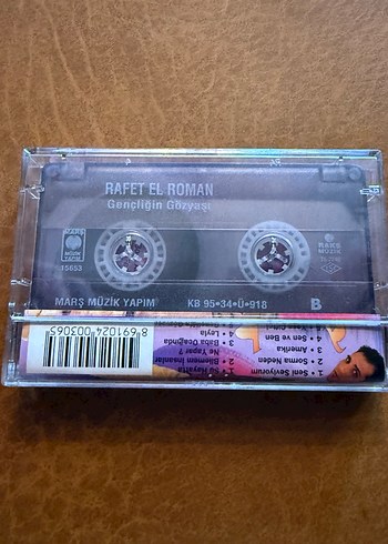 Rafet El Roman - Gençliğin Gözyaşı Kaset - Görsel 2