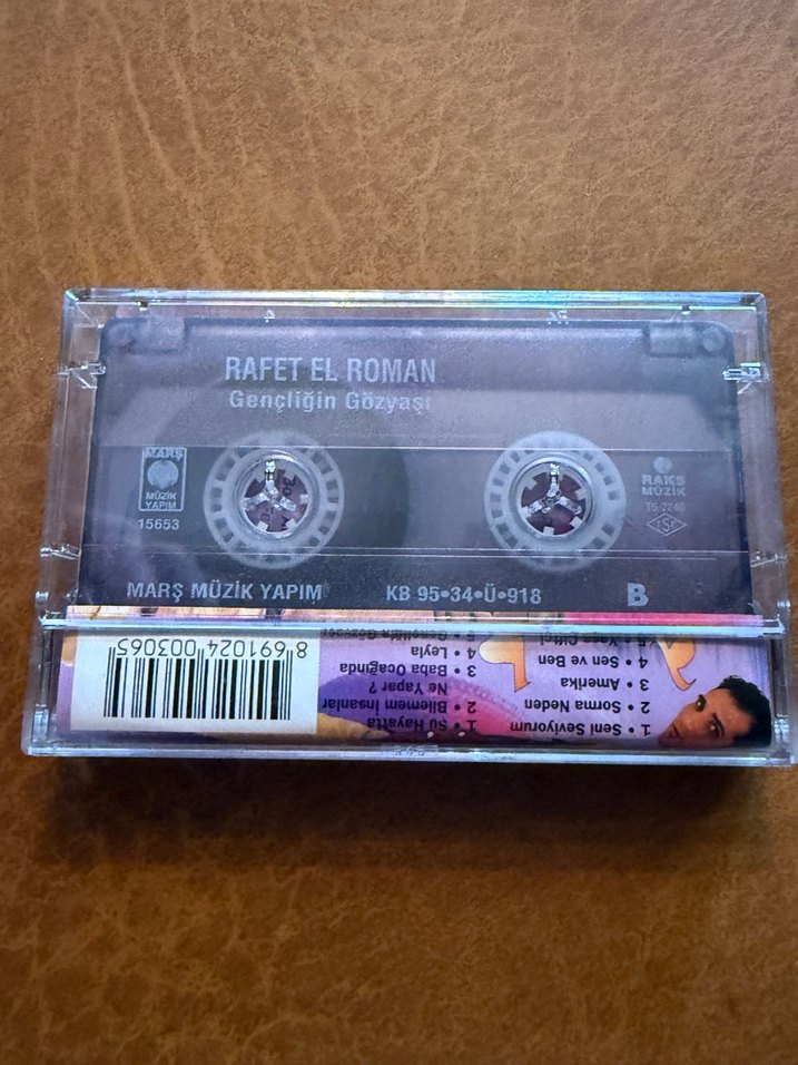 Rafet El Roman - Gençliğin Gözyaşı Kaset - Görsel 2