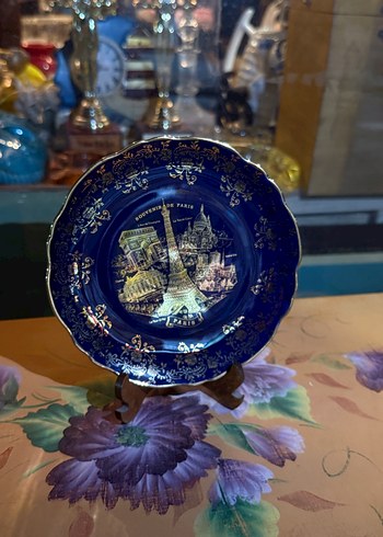 Limoges France Paris Temalı Dekoratif Tabak - Görsel 2