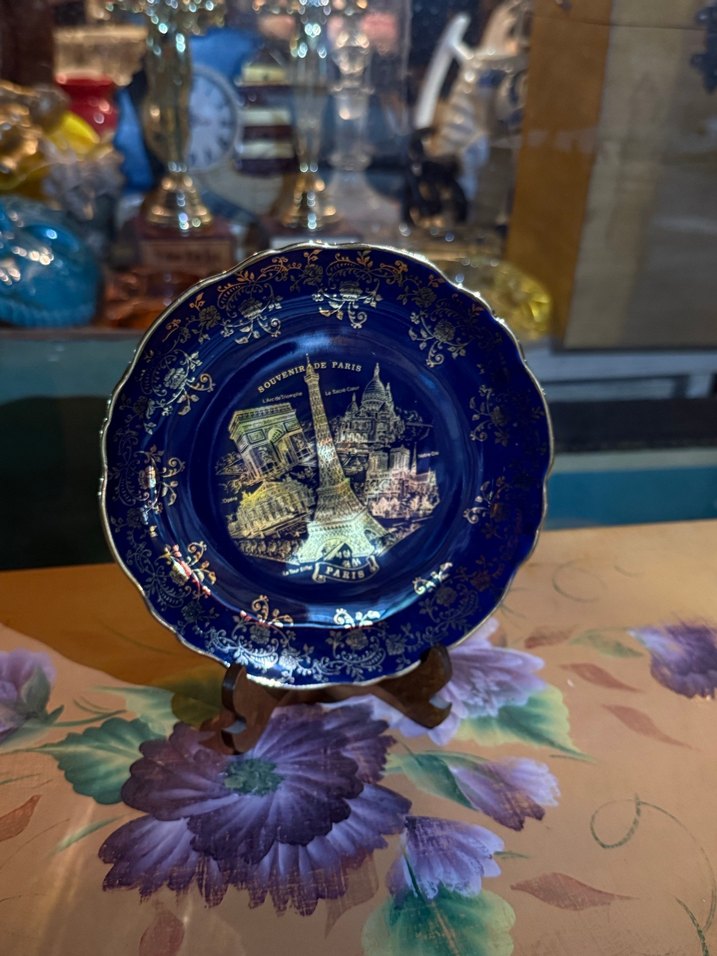 Limoges France Paris Temalı Dekoratif Tabak - Görsel 2