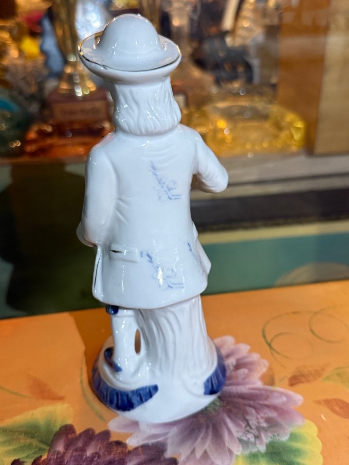 Mavi Beyaz Tavşanlı Figürin - Görsel 2