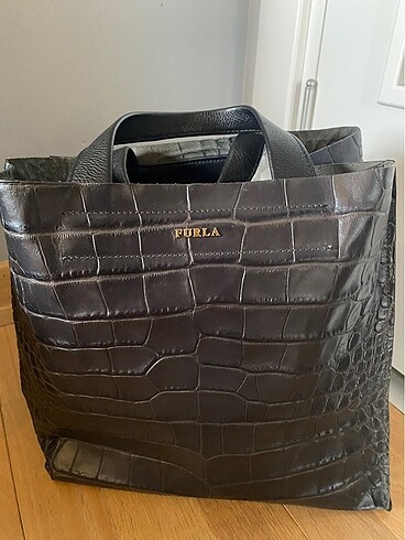 Furla yılan derisi çanta
